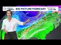 Northeast Ohio Weather Impact forecast Few showers today storm threat looms tonight and tomorrow