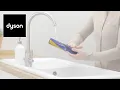 How to clean the Soft roller brush bar Dyson V12 Detect Slim cordless vacuum maintenance guide