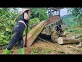 Lagu Two Talented Country Girls Use a Farm Vehicle to Transport Large Logs Every Day