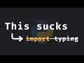 typing is getting deprecated in Python