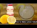 How to Make Lemon Yakult - Healthy Drinks