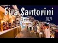 Download Lagu Fira Santorini, walking tour 4k, nightlife, sunset, Santorini Greece 2024