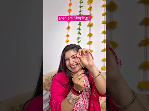 Men are Simple😂-Boys are BOYS-RakshaBandhan Special @VishaliKhuranaSLiife #ytshorts #rakhi #comedy