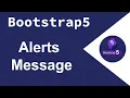 How to Create Alerts Messages using Bootstrap Bootstrap tutorial for beginners