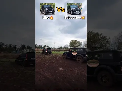 Thar Vs scorpio funny comedy video 😂🤣 #trendingshorts #shortsfeed #tharvsscorpio #comedy #faizvines