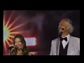 Andrea Bocelli i Julia Wieniawa Canto della Terra Gdansk Polska 14 08 26