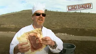 tenderizing steaks with explosions u0026 driving calm vs angry driving mythbusters