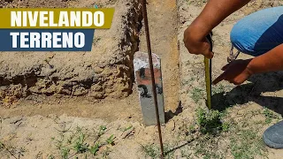 PEDREIRO A MAIS DE 30 ANOS E NUNCA VI NIVELAR TERRENO FÁCIL ASSIM - COMO NIVELAR TERRENO | Parte 08