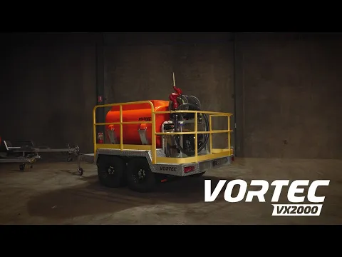 VX2000 Hydromulcher Trailer - Vortec Global