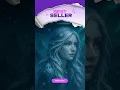 Nordic Snow Queen Digital Wall Art Blue Fantasy Woman Portrait Winter Aurora Printable Art