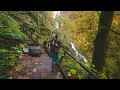 Download Lagu Hiking through Forest to a Beautiful Waterfall