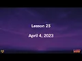 People of Promise Kingdom Divided - Lesson-25 April-4