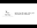 Capturing web page with PhantomJS and Selenium