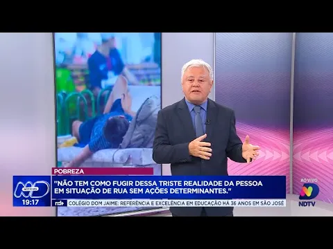 Paulo Alceu comenta sobre pessoas em situação de rua