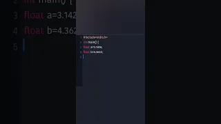 work with float number in c programe