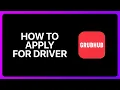 How To Apply For Grubhub Driver Tutorial