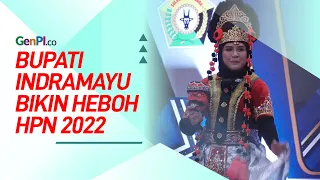 Lihat Deh! Bupati Indramayu Nina Agustina Bikin Heboh HPN 2022!