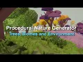 Procedural Nature Generator - Trees Biomes Environment for Unity