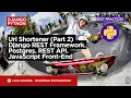 Django Python Url Shortener Part 2 Django REST Framework Postgres REST API JavaScript Front-End
