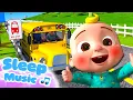 Wheels on the Bus To Fall Asleep To COCOMELON Bedtime Sleep Music Baby Kids Songs