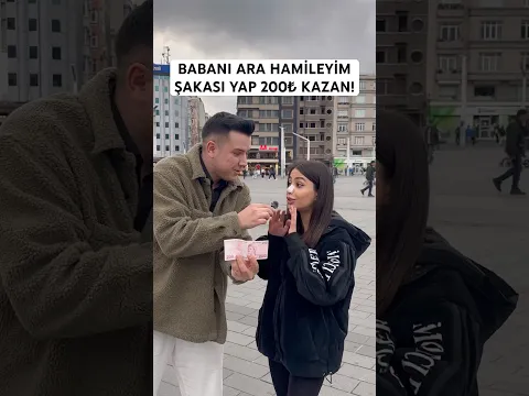 Semih Varol | BABANI ARA HAMİLEYİM ŞAKASI YAP 200₺ KAZAN! 💰 | #semihvarol #shorts