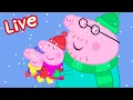 🔴 Peppa Pig CHRISTMAS 2025 LIVE! 🎄 Winter Fun! Full Episodes ❄️ Kids Cartoons 🔴
