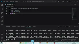 Dictionary in Python Part - 2