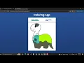 Coloring App Using HTML CSS and JavaScript with Source Code
