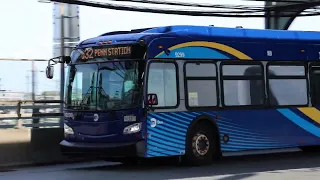 MTA Bus on the Q32 to Penn Station at Queens Plaza