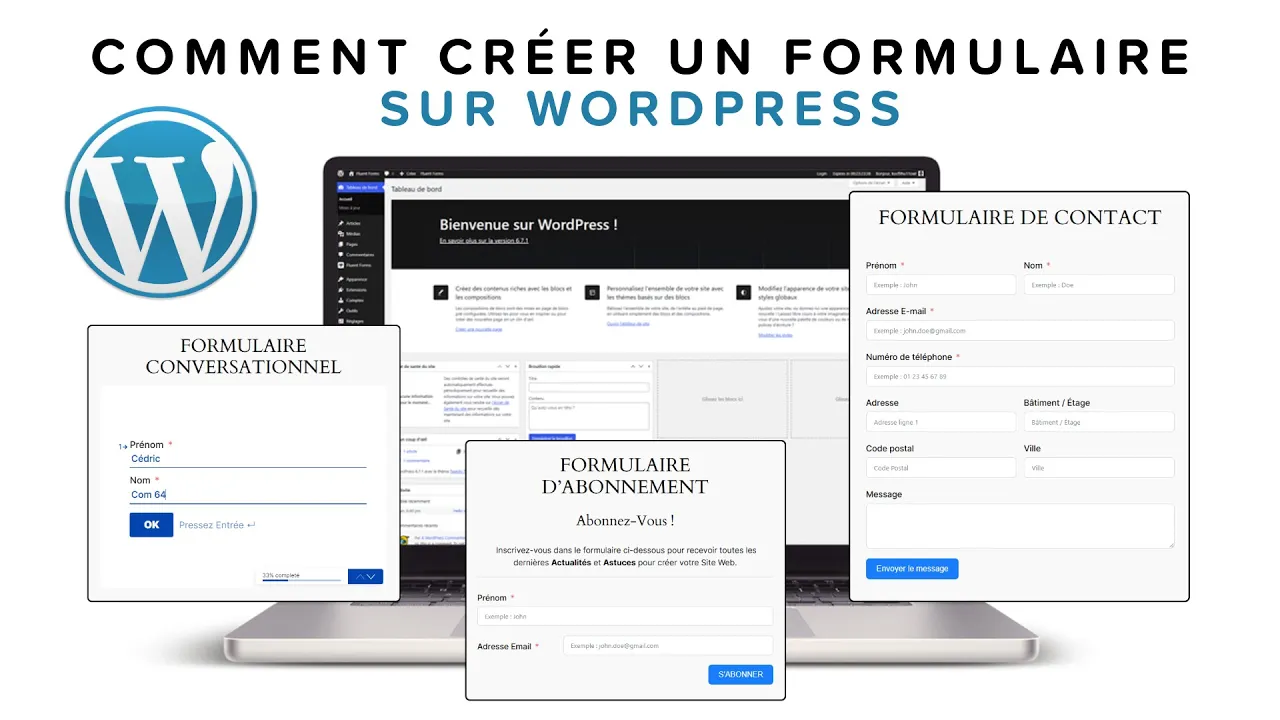 Tutoriels Comment créer un formulaire de contact sur WordPress avec Fluent Forms