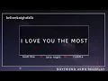Lagu ASMR: i love you the most