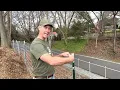 Livestock Cattle Panel Fence Installation