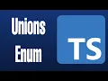 TypeScript Tutorial for Beginners 7 TS Unions Enums