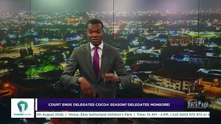 Channel One TV Live BackPage with Caleb Kudah 31st July 2026