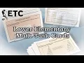 Lower Elementary Math Task Cards