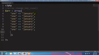 PHP array change key case Function