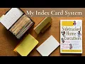 My Index Card System for a Peaceful Organized Home Inspired by Sidetracked Home Executives