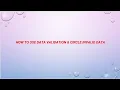 How to Use Data Validation Circle Invalid Data