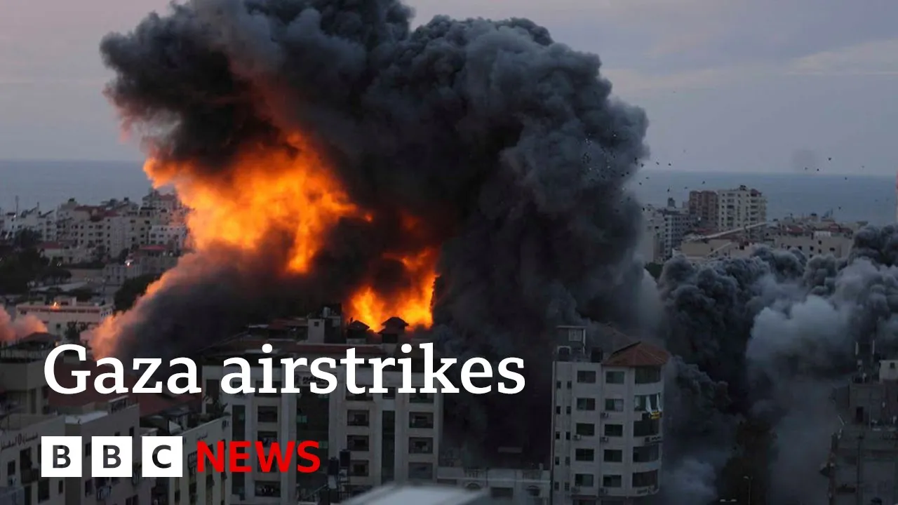 Massive Gaza onslaught as Israel warns airstrikes are “just the beginning” - BBC News