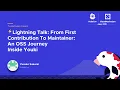 Lightning Talk From First Contribution To Maintainer An OSS Journey Inside Youki - Yusuke Sakurai