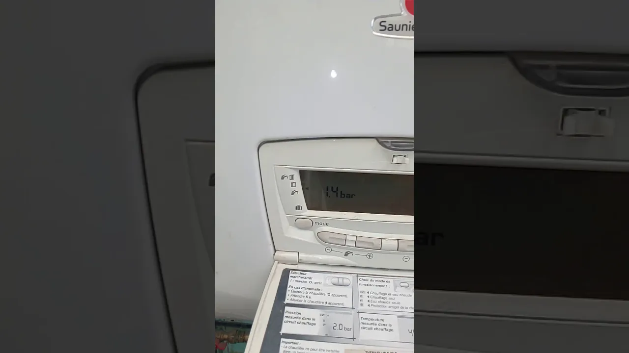 Dépannage chaudière saunier duval - thema f 24e