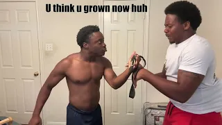 Different types of parents when their kid catches the belt
