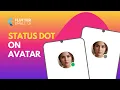 Flutter UI Tutorial Circle Avatar with Status Dot Green Grey Indicator