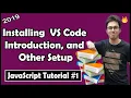 Installing VS Code Extensions Setup JavaScript Tutorial In Hindi