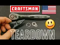 CRAFTSMAN DRIVE slimhead ratchet teardown USA