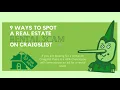 9 Ways To Spot A Rental Scam On Craigslist