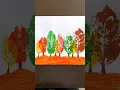 Easy leaf printing activity for kids