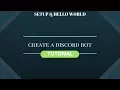 JDA Bot Tutorial - Setup Hello World Command Part 1