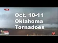 October 10-11 2021 Oklahoma severe weather tornadoes from KWTV News 9
