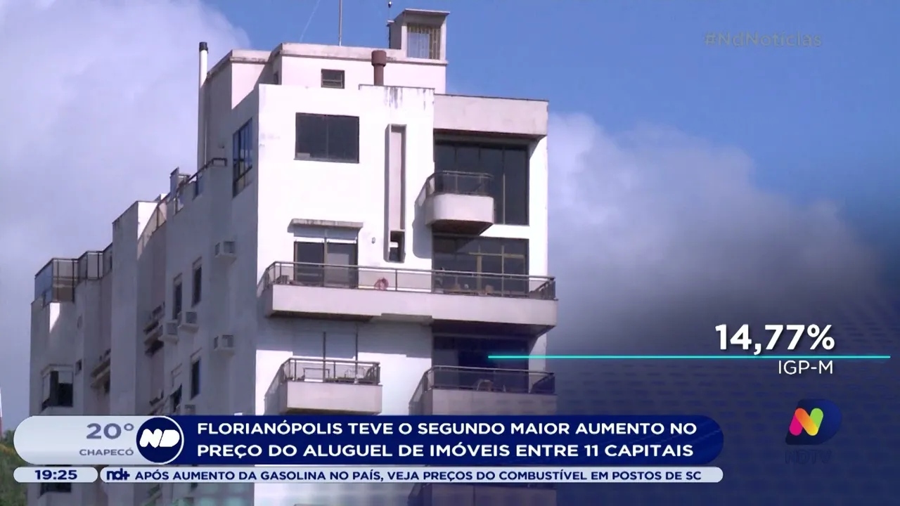 Florianópolis foi a segunda capital com maior aumento de aluguel de imóveis